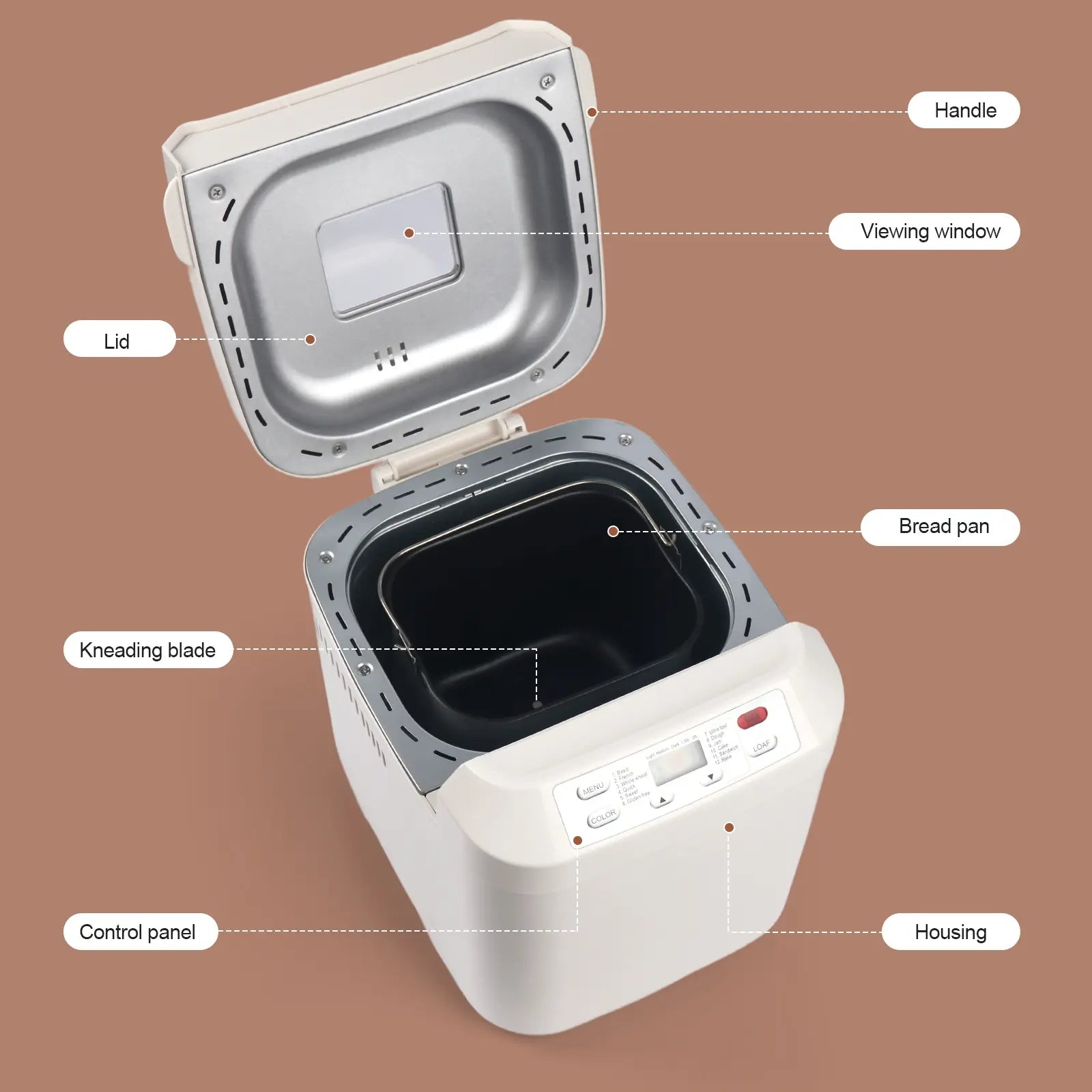 2-pound capacity automatic bread maker